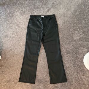 Pistola Black Faux Leather Pants